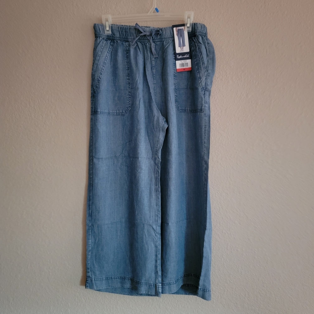 Splendid Women's Wide Leg Crop Pant NWT - Picture 5 of 7
